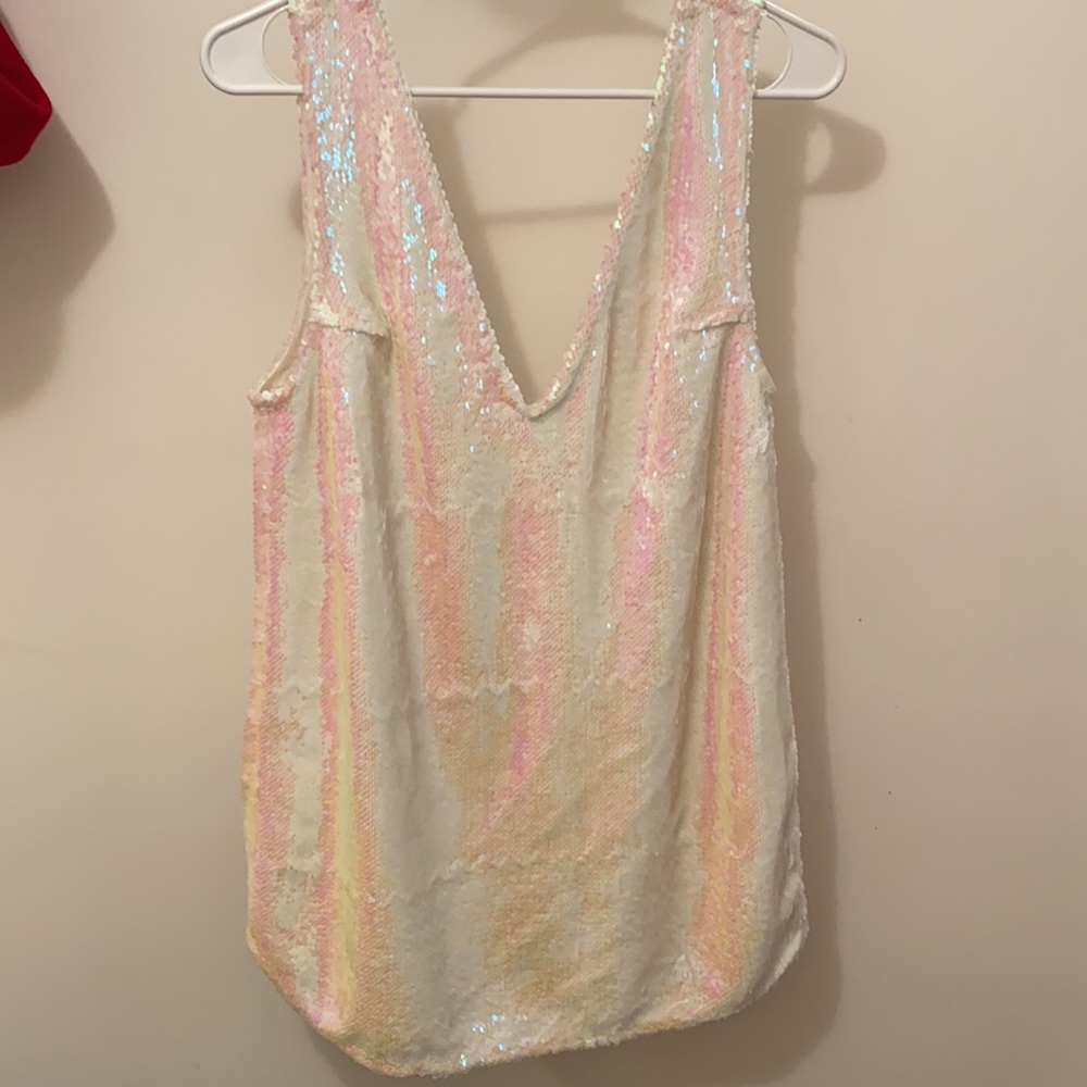 Free people white sequin dress